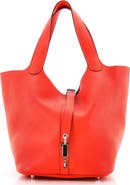 Pre-Owned Hermes Picotin Lock Bag Clemence MM