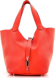 Pre-Owned Hermes Picotin Lock Bag Clemence MM