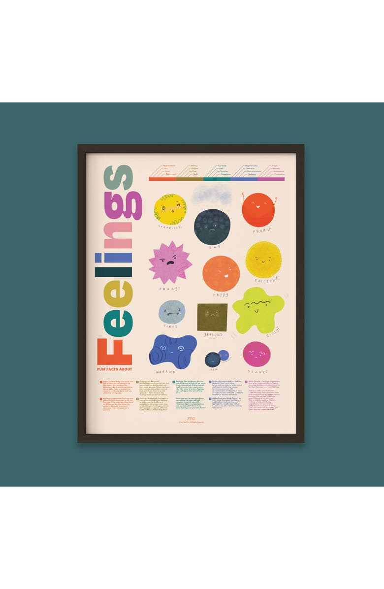Fun Fact Co. Fun Facts About Feelings Giclée Print, Alternate, color, Multi