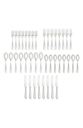 Fortessa Grand City 40-piece Flatware Set In Silver