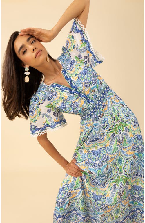 Hale Bob Katelyn Linen Maxi Dress