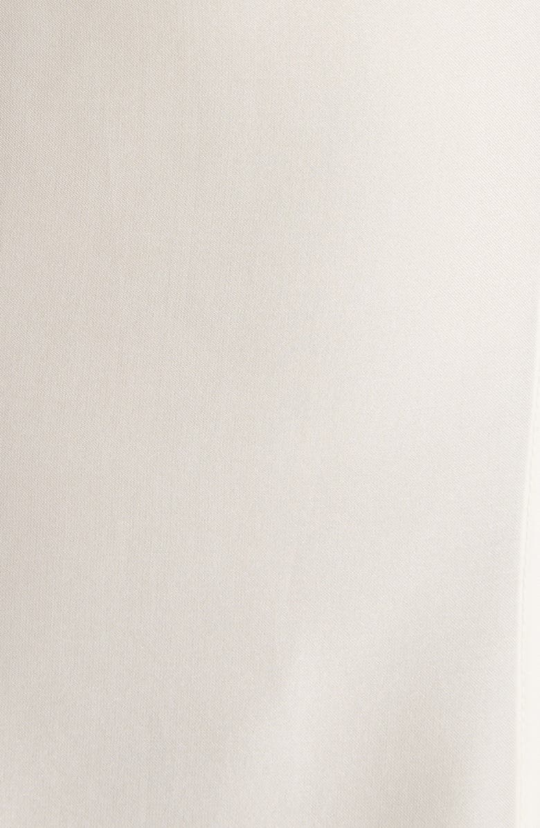 McQueen Corset Silk Minidress, Alternate, color, Chalk