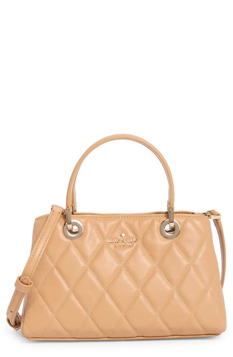 carey small quilted sullivan satchel bag