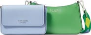 Kate Spade New York morgan double up colorblock saffiano leather crossbody bag