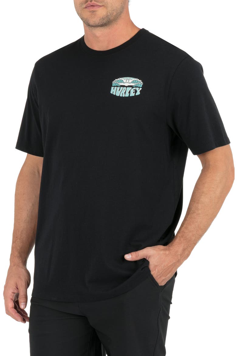 Grateful Sun Graphic T-Shirt, Alternate, color, BLACK