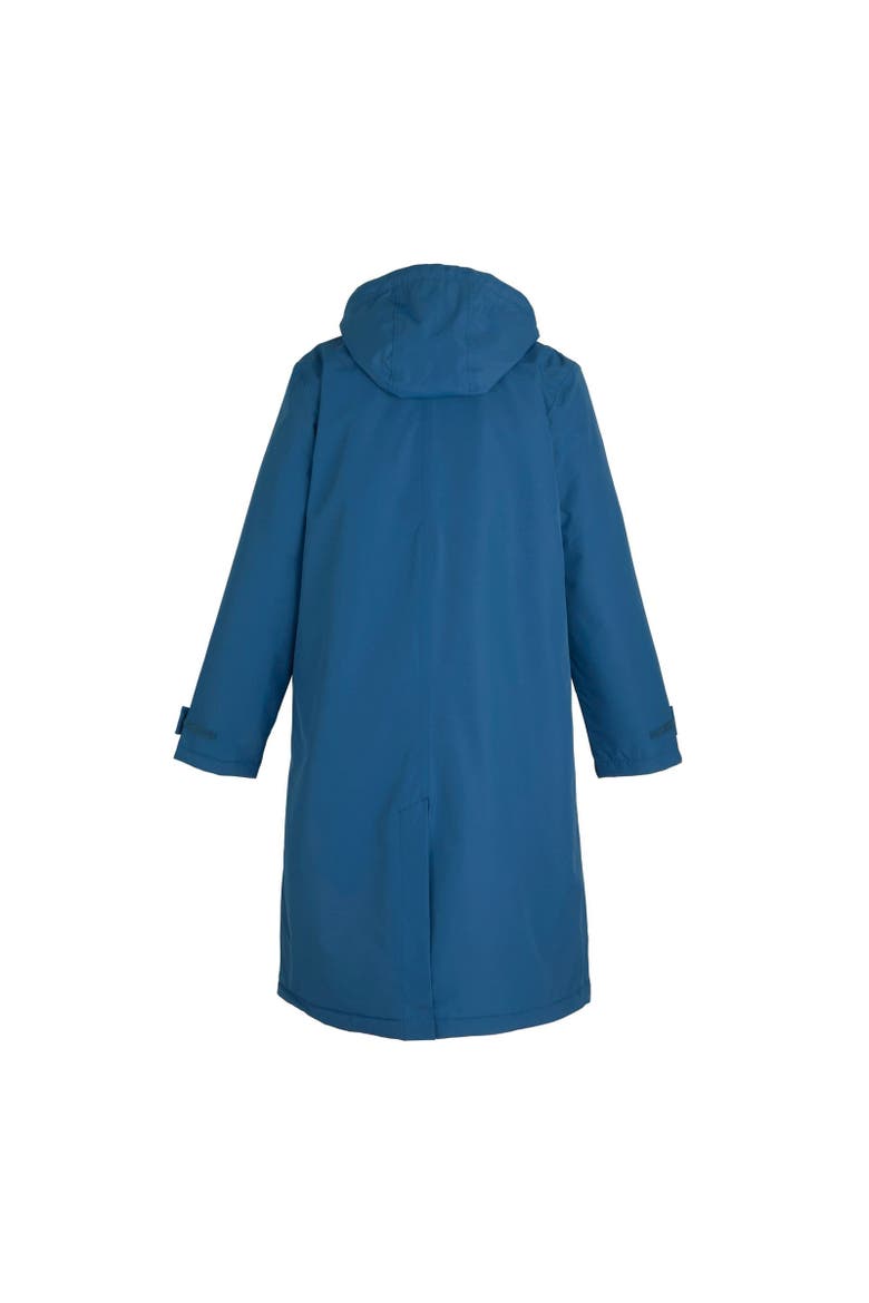 Orla Kiely Mac Waterproof Jacket, Alternate, color, Dusty Denim
