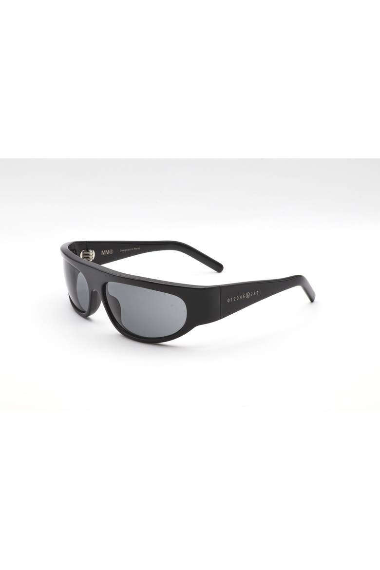 63mm Square Sunglasses, Alternate, color, NOIR