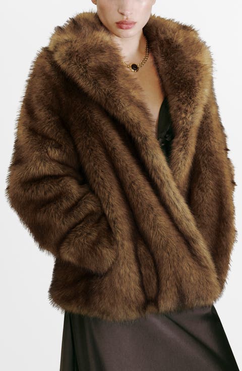 Faux Fur Coat