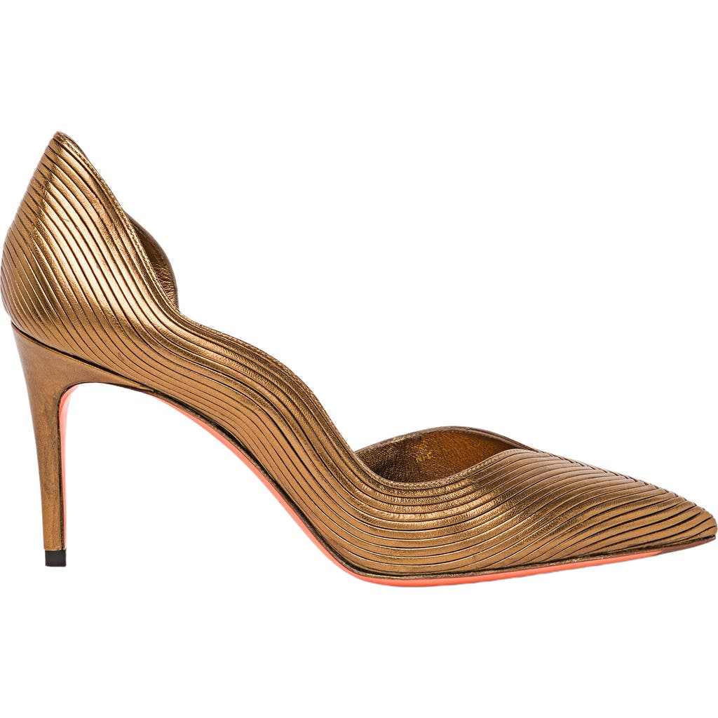 Santoni Leather High-heel Pump In Multi
