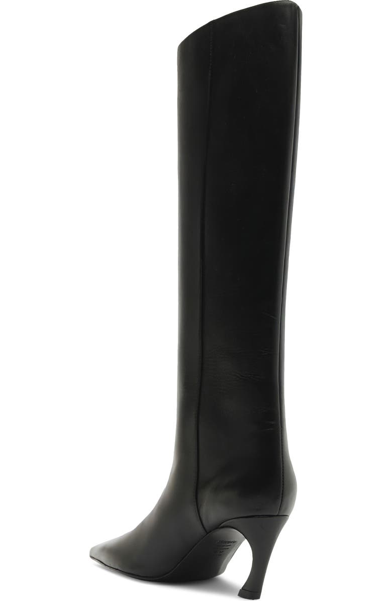 Schutz Lexi Pointed Toe Knee HIgh Boot, Alternate, color, Black