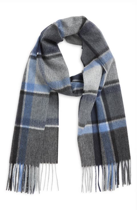 Plaid Cashmere Scarf
