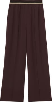 Reiss Sonnie Stripe Waist Wide Leg Pants