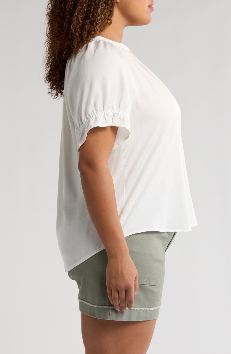 Wit & Wisdom Embroidered Peasant Top, Alternate, color, 