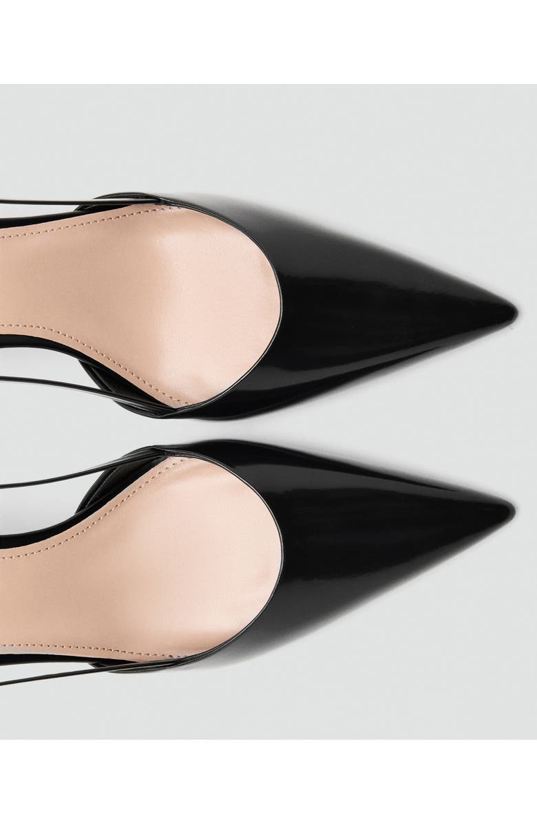 MANGO Pointed Toe Slingback Pump, Alternate, color,