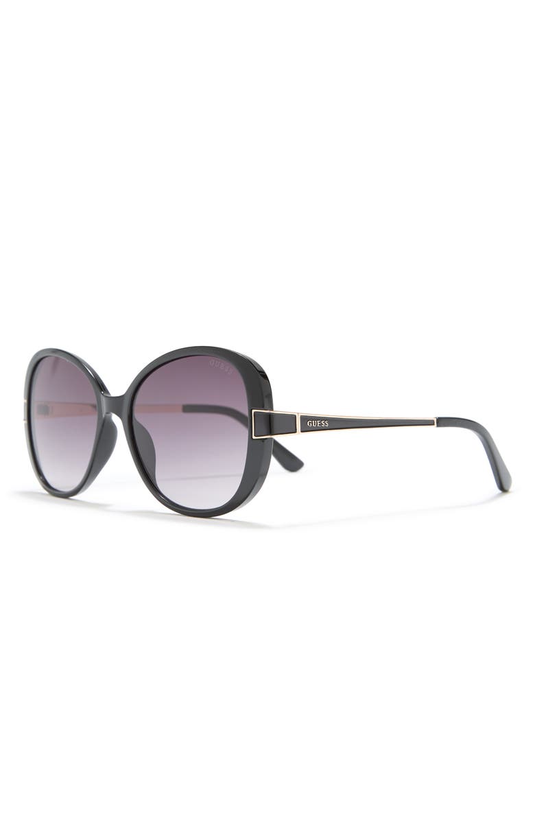 GUESS 55mm Oval Sunglasses, Alternate, color,