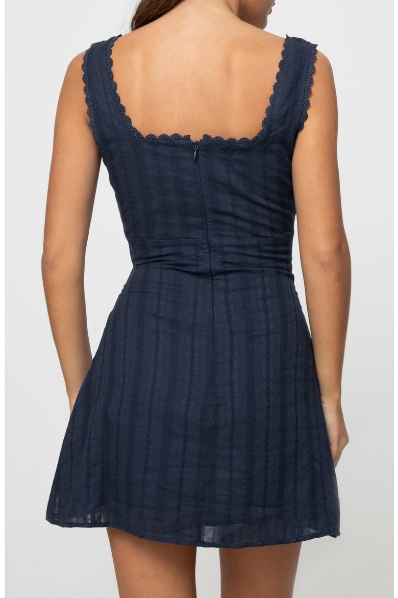 Dasha Fit & Flare Minidress, Alternate, color, NAVY