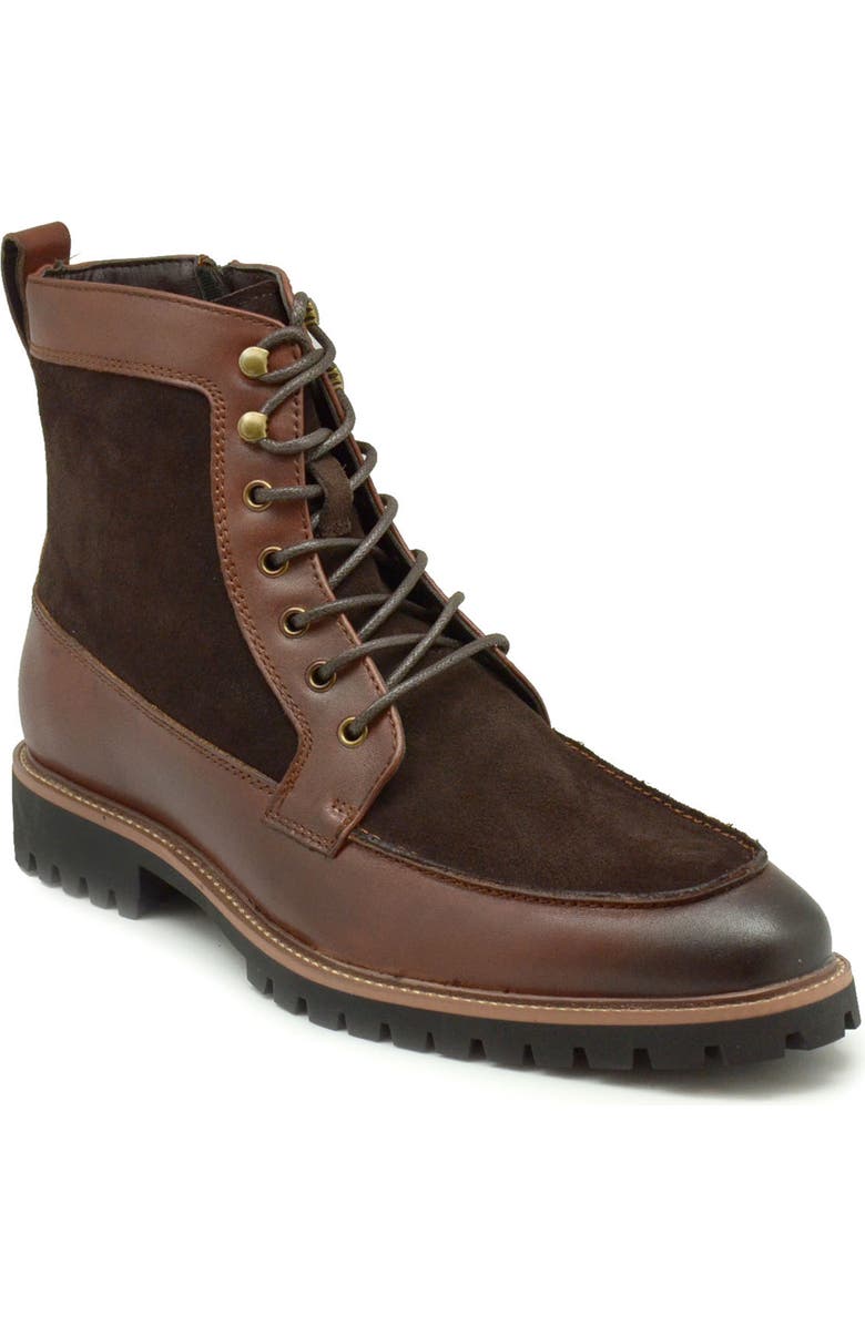 La Milano Hearth II Combat Boot, Main, color, Brown