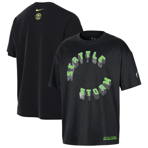 Unisex Nike Black Seattle Storm Standard Issue Rebel Edition T-Shirt