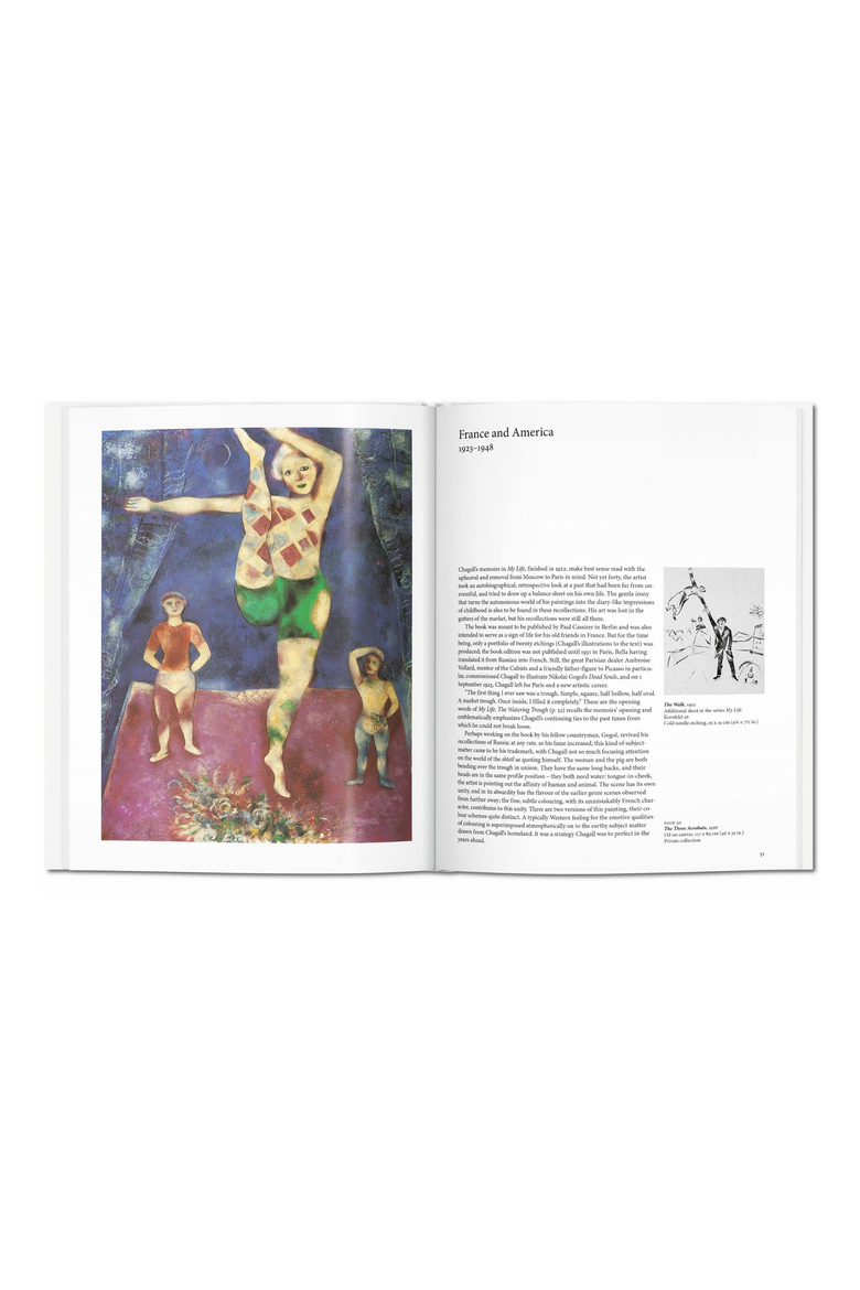 Chagall Book, Alternate, color, White