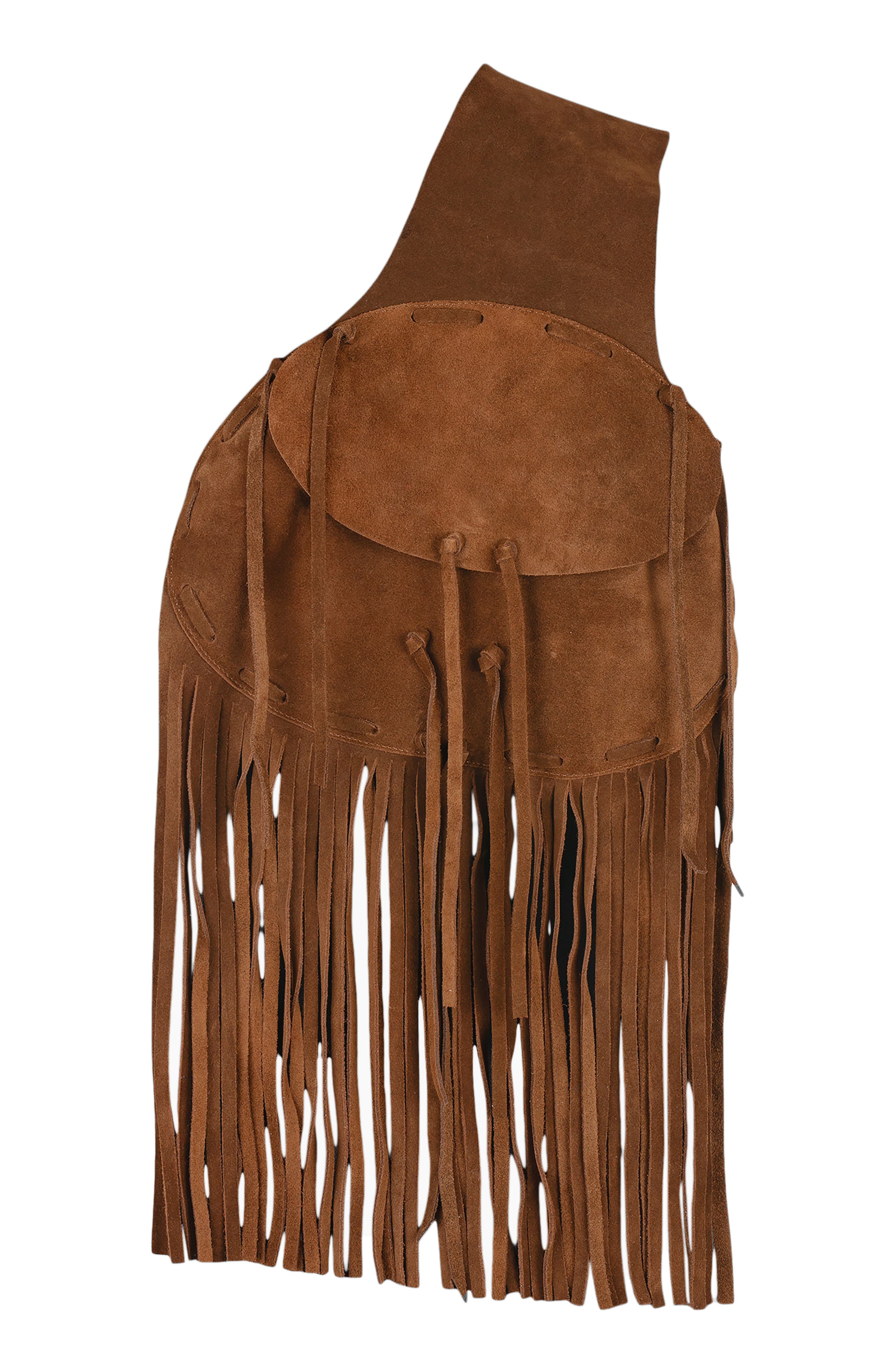 Jeffrey Campbell Burro Fringe Sling Bag, Main, color, 
