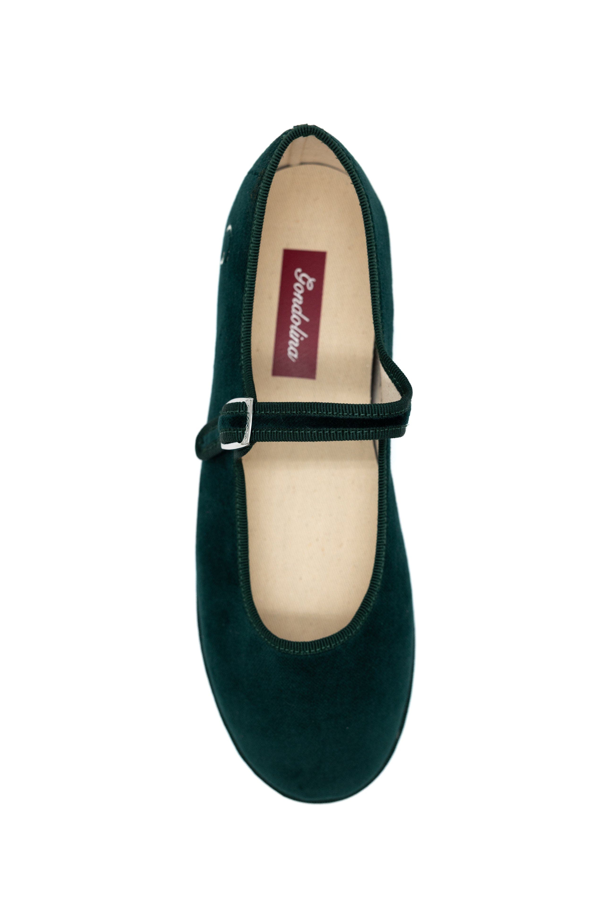 Gondolina Shoes Mary Jane Ballet Flats, Alternate, color, Vignole Dark Green