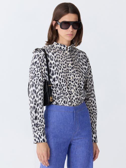 Callas Milano Mika Band-collar Shirt In Multi