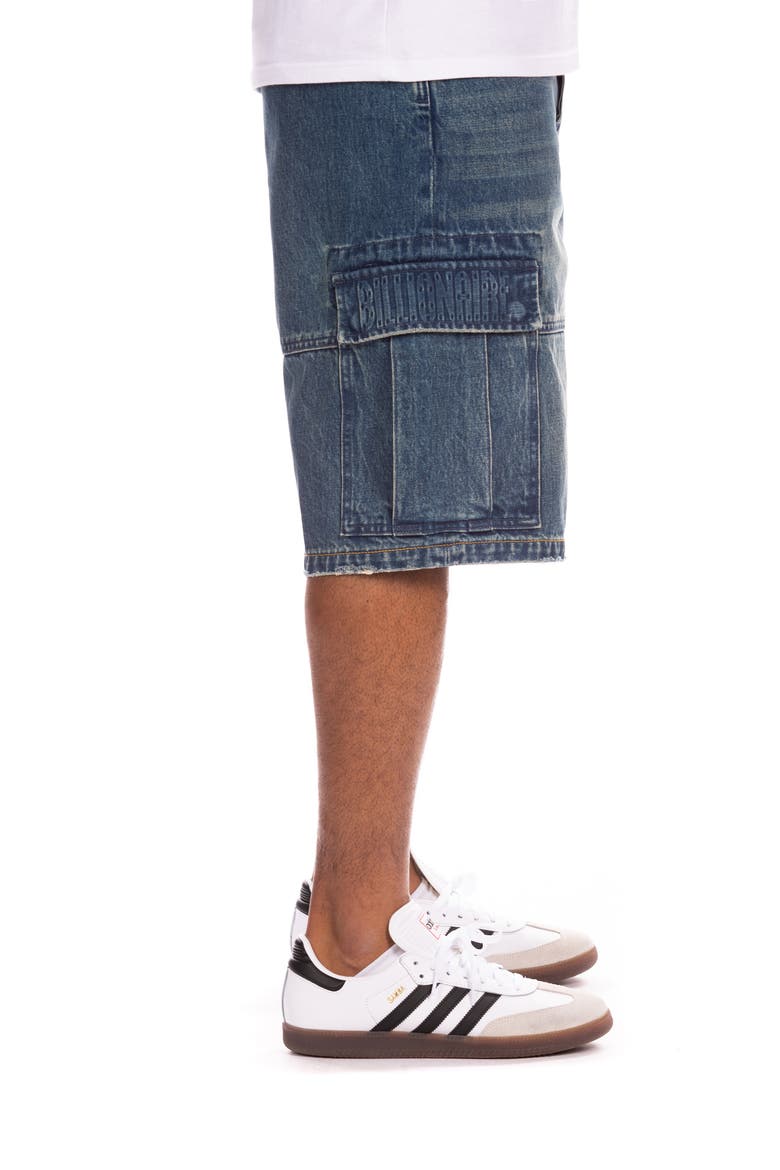 BB Hike Denim Cargo Shorts, Alternate, color, ARIES