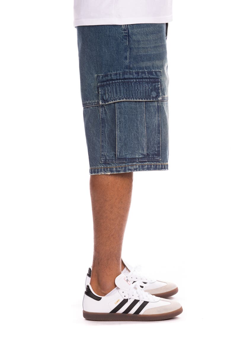 Billionaire Boys Club BB Hike Denim Cargo Shorts, Alternate, color, Aries