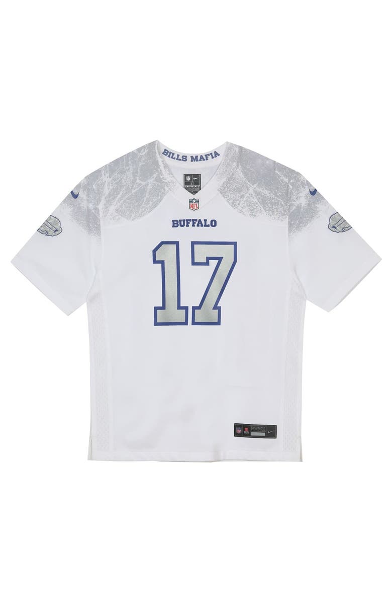 Nike Preschool Nike Josh Allen White 2025 Rivalries Collection Game Jersey, Alternate, color, White