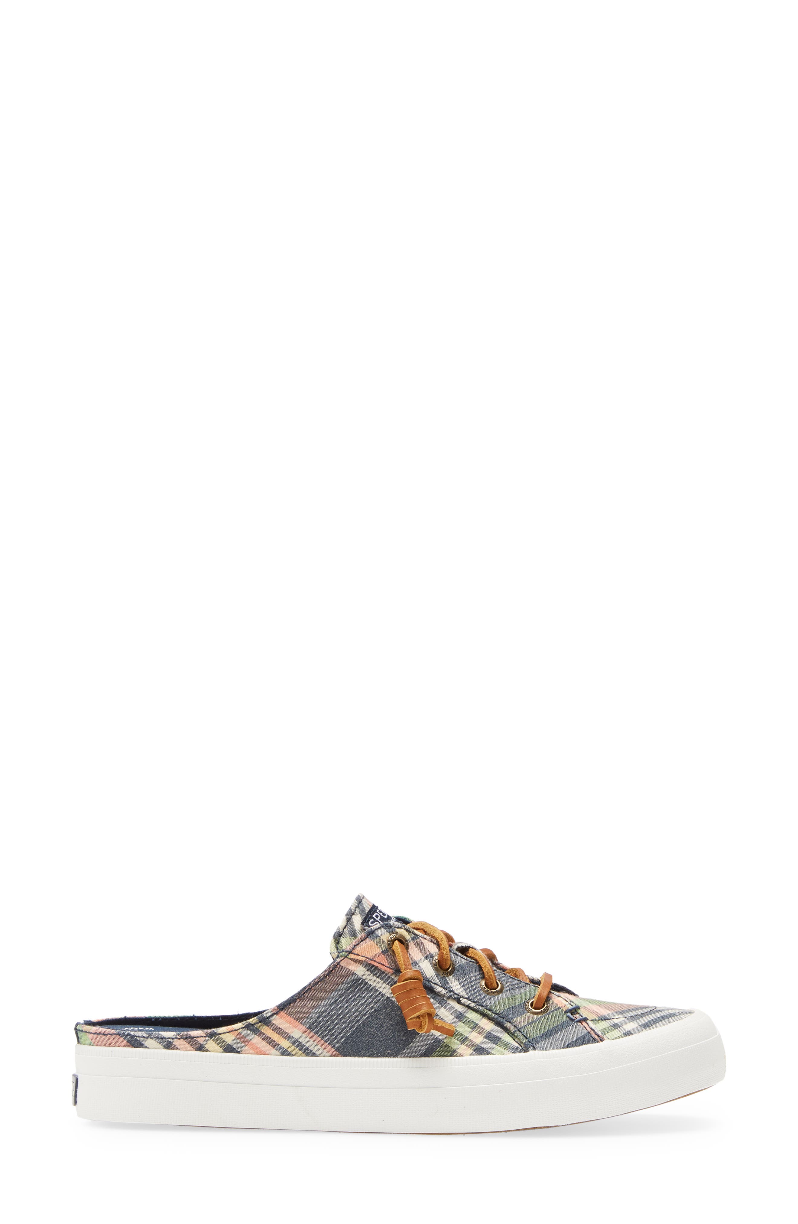 Crest Vibe Mule, Alternate, color, KICK BACK PLAID TEXTILE