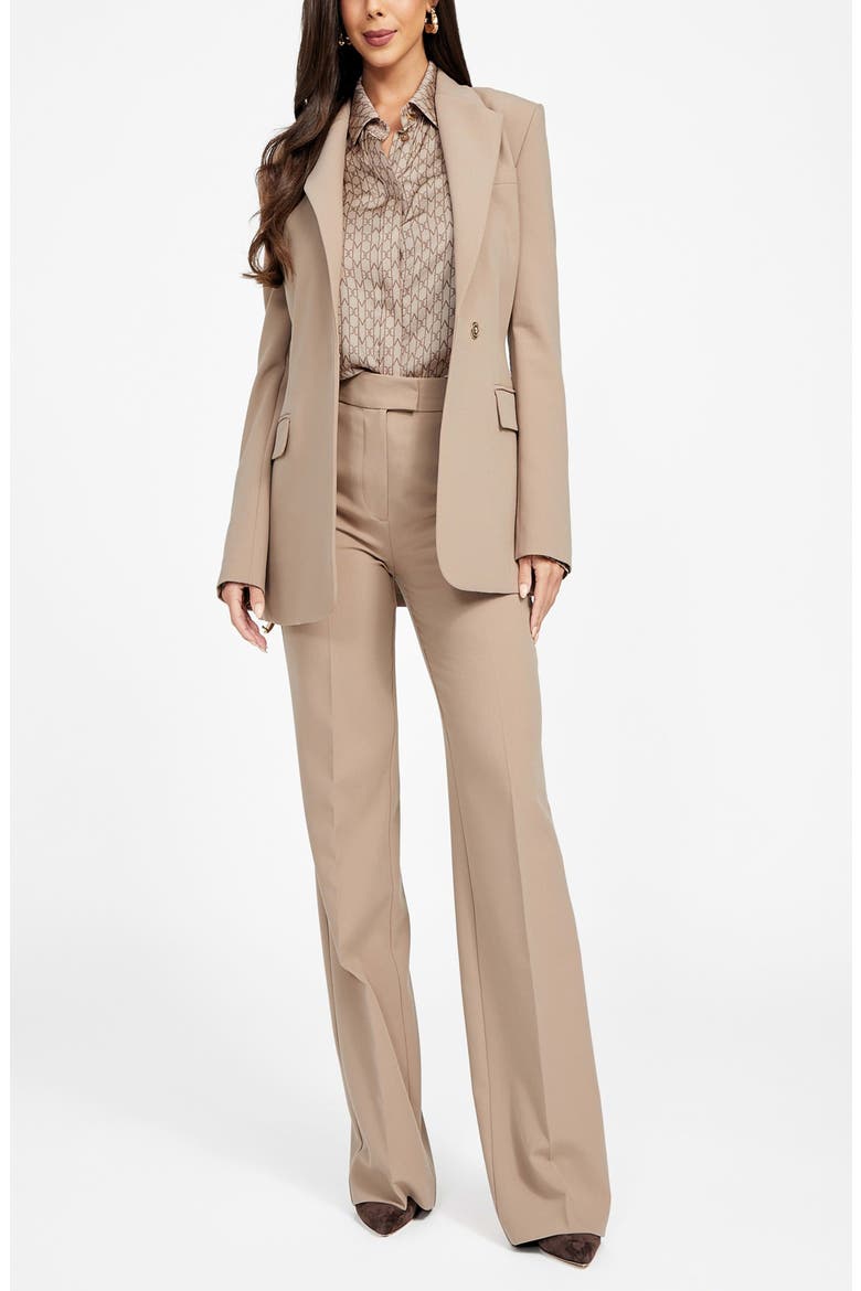 Dalia Belted Blazer, Alternate, color, BEIGE