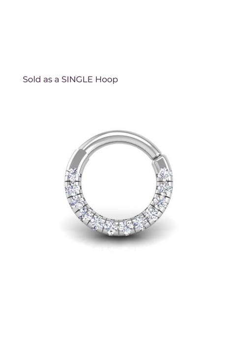 Pavé-All-Day Flat Hoop