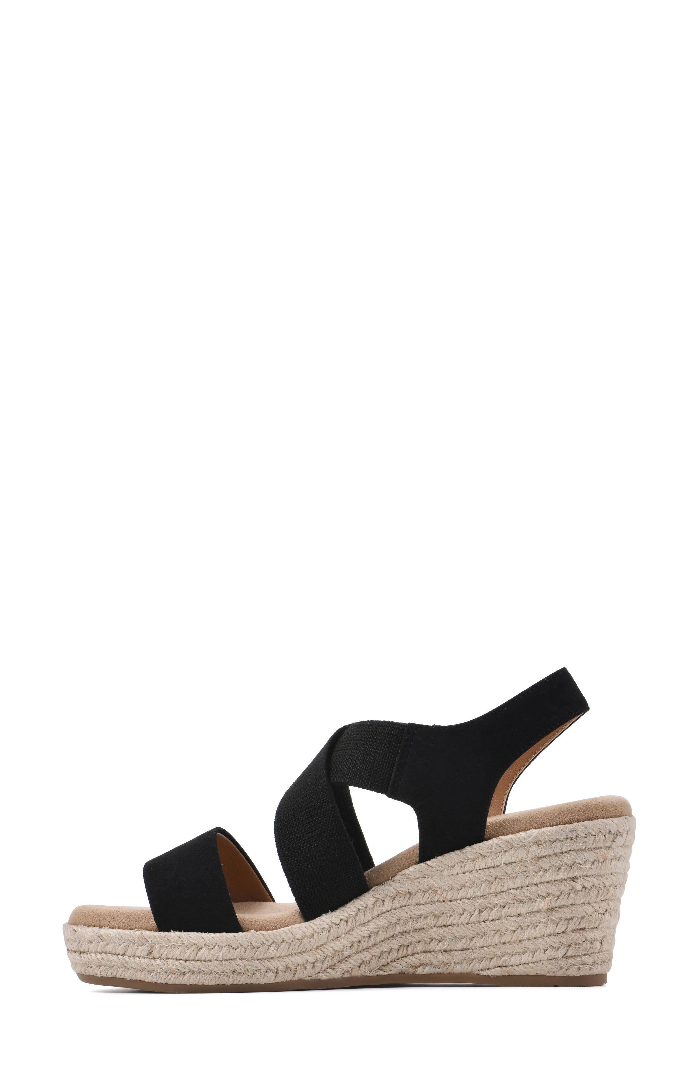 White Mountain Footwear Yanda Wedge Espadrille Sandal, Alternate, color, 