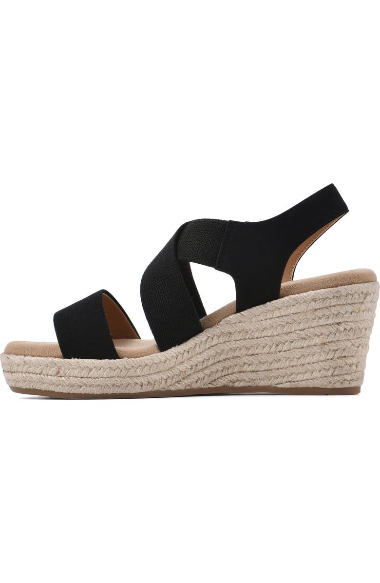 White Mountain Footwear Yanda Wedge Espadrille Sandal, Alternate, color,