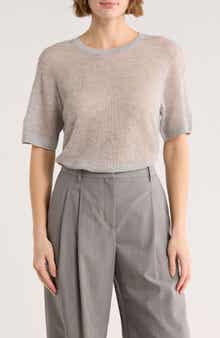 TWP Cashmere Pointelle Knit T-Shirt