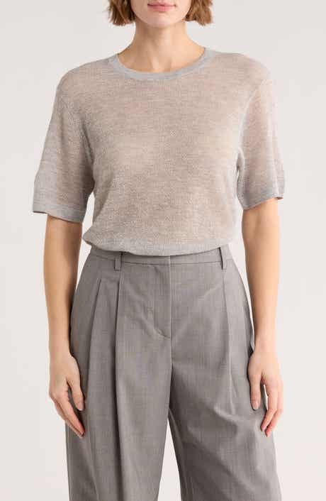 TWP Cashmere Pointelle Knit T-Shirt