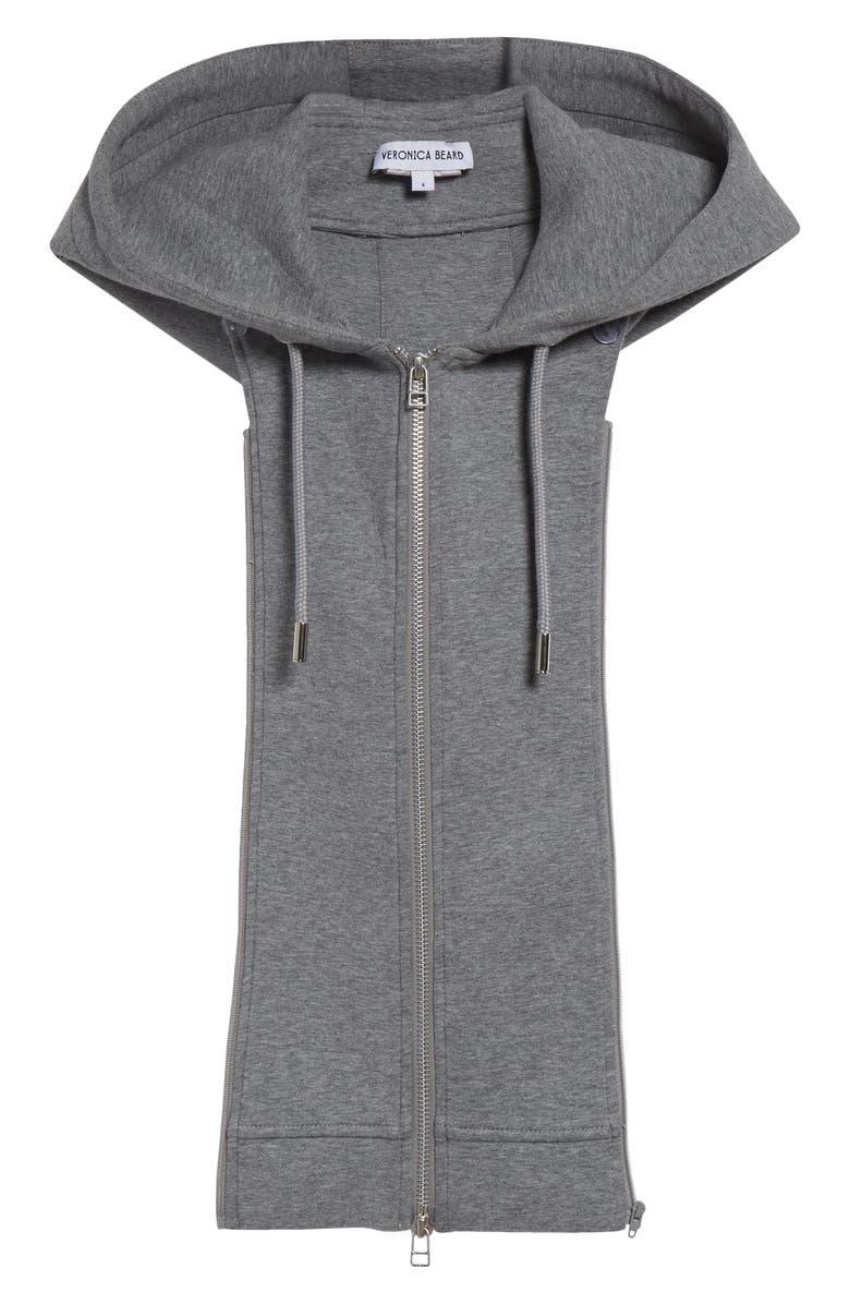 Veronica Beard Oversize Hoodie Dickey, Alternate, color, Grey Melange