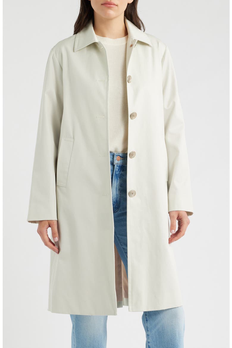 Carson Water-Resistant Raincoat, Alternate, color, STONE