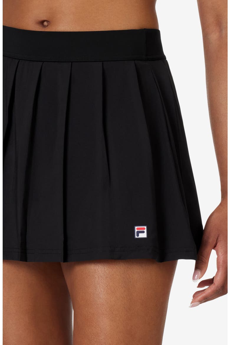 Pleated Tennis Skirt, Alternate, color, BLACK