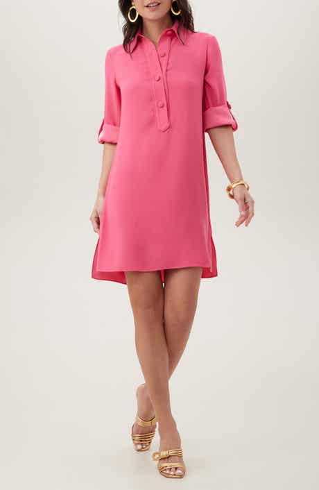 Trina Turk Portrait Collar Shirtdress