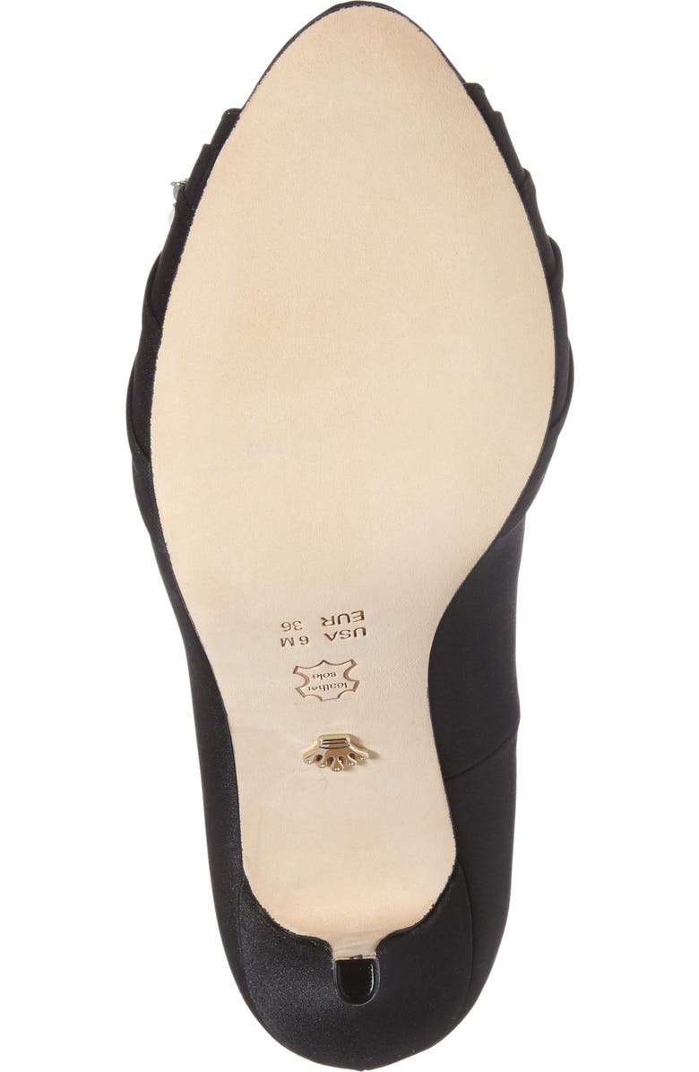 Nina Ruana Swarovski Peep Toe Pump, Alternate, color,