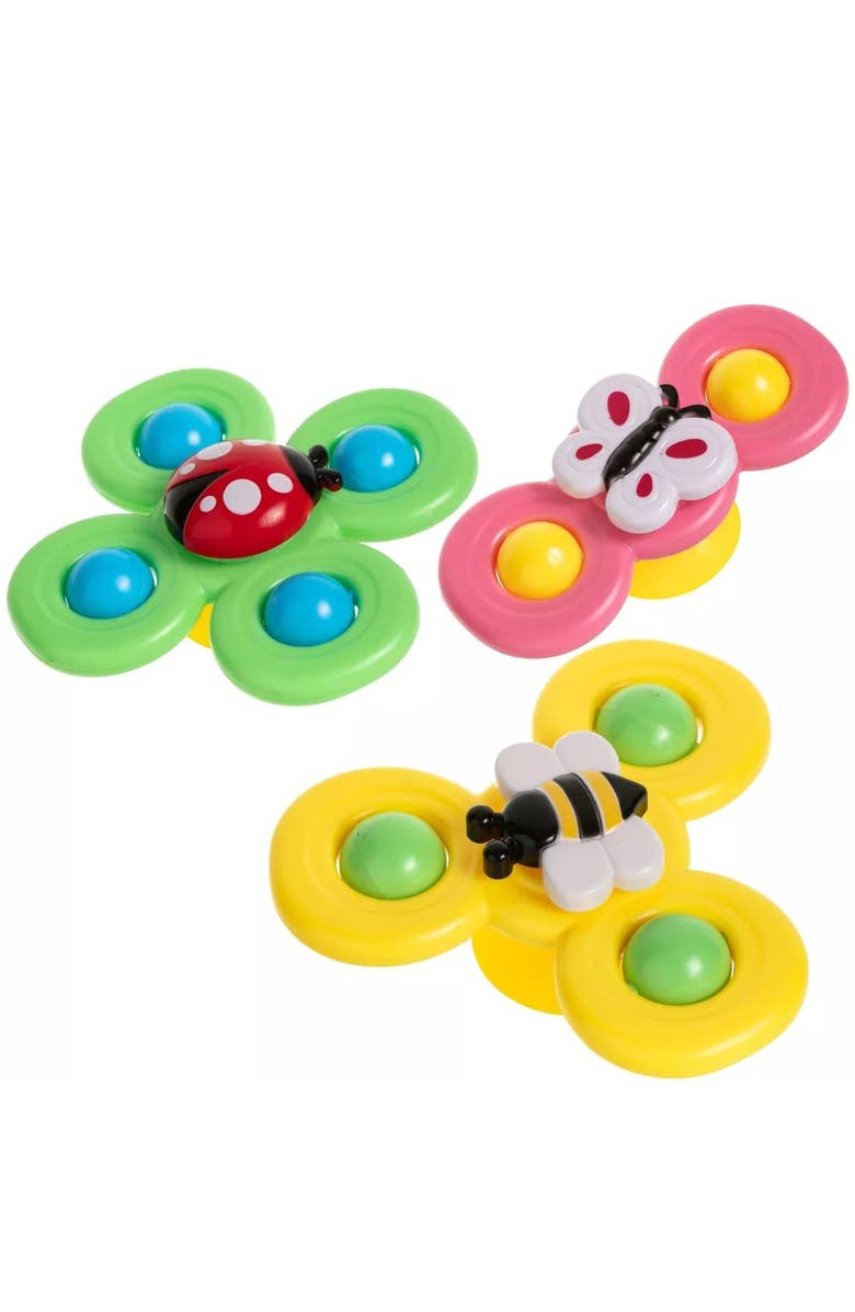 Sperric Suction Cup Spinner Sensory Bath Toy Set, Main, color,