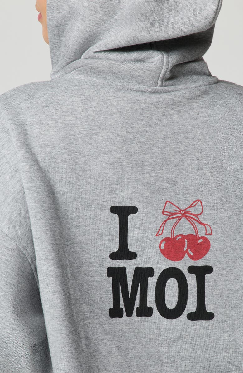 Florence by Mills Cozy Crush Forever Embroidered Oversize Graphic Zip Hoodie, Alternate, color,