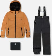 Deux par Deux Boy Two-Piece Teknik Snowsuit