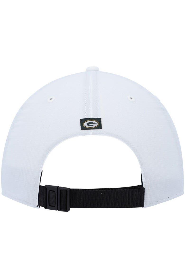 Men's '47 White Green Bay Packers Hitch Stars and Stripes Trucker Adjustable Hat, Alternate, color, White