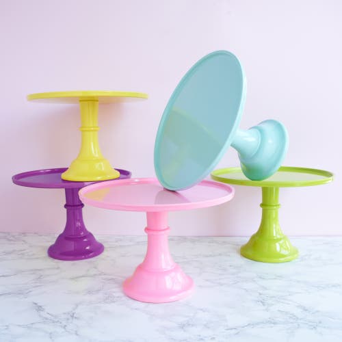 Twine Melamine Cake Stand In Fuchsia
