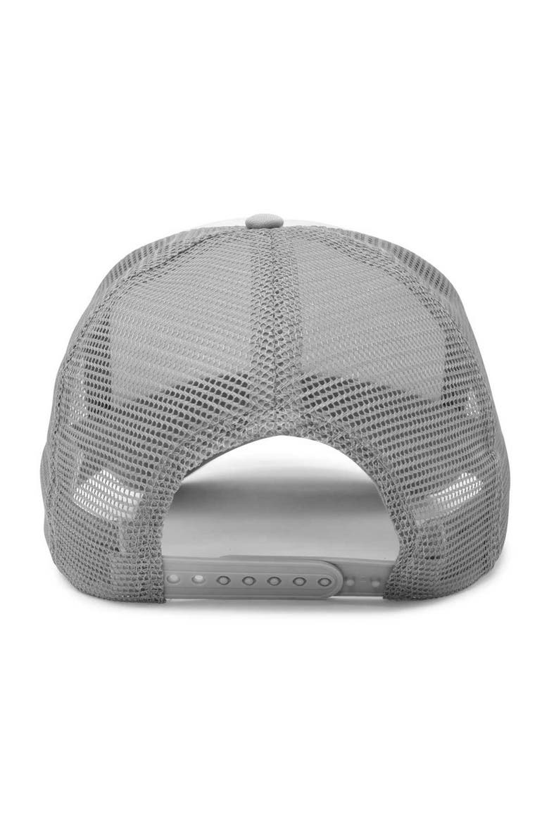 Sunny Days Snapback Trucker Hat, Alternate, color, Light Gray White