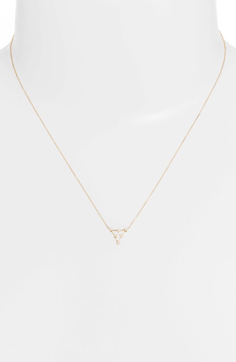 Dana Rebecca Designs Ava Bea Triangle Necklace, Alternate, color, 