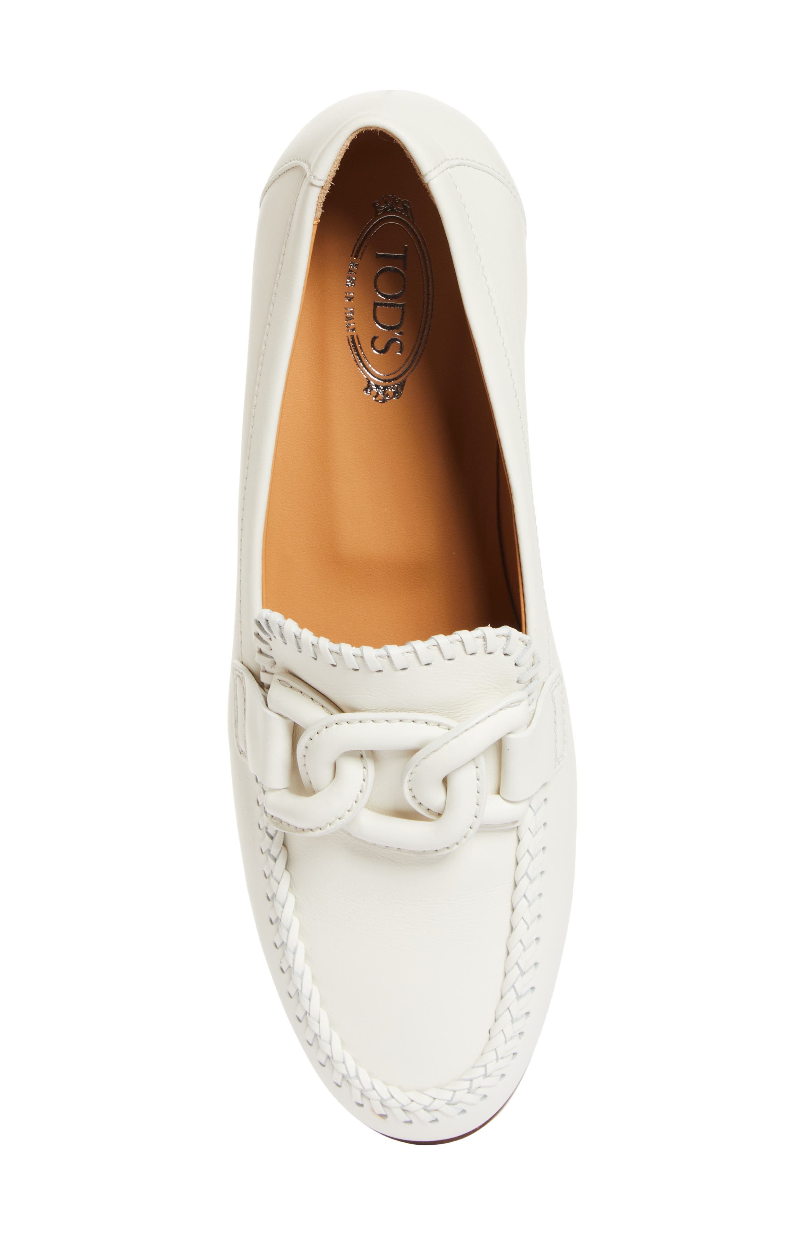 Tod's Chain Detail Loafer, Alternate, color, 