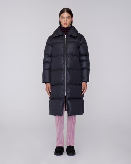 Quartz Co. Gisele Long | Down Puffer Jacket In Black